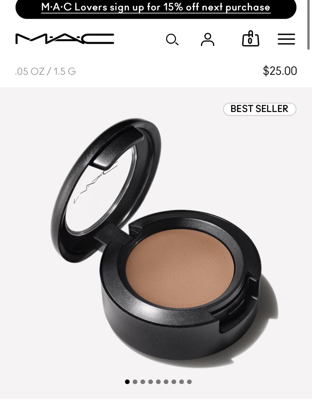 MAC eyeshadow